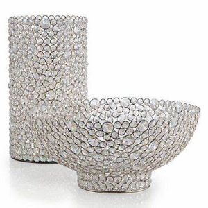 Z-Gallerie Bling Vase and Bling Bowl